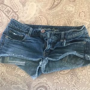 American eagle denim shorts